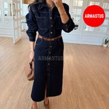 Denim Dress (No Belt)