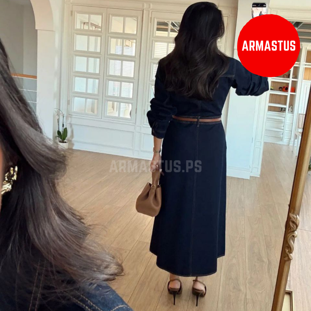 Denim Dress (No Belt)