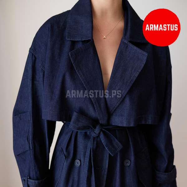 Denim Trench Coat