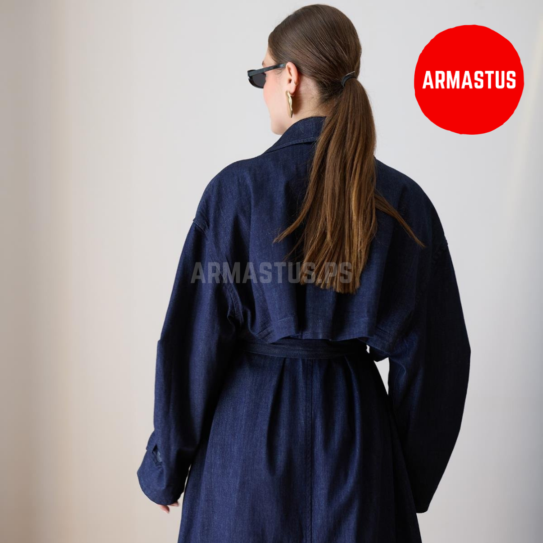 Denim Trench Coat