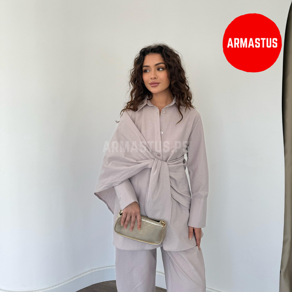 Two Piece Set (With Scarf)