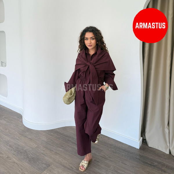 Two Piece Set (With Scarf)