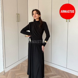 Dress + Brooch