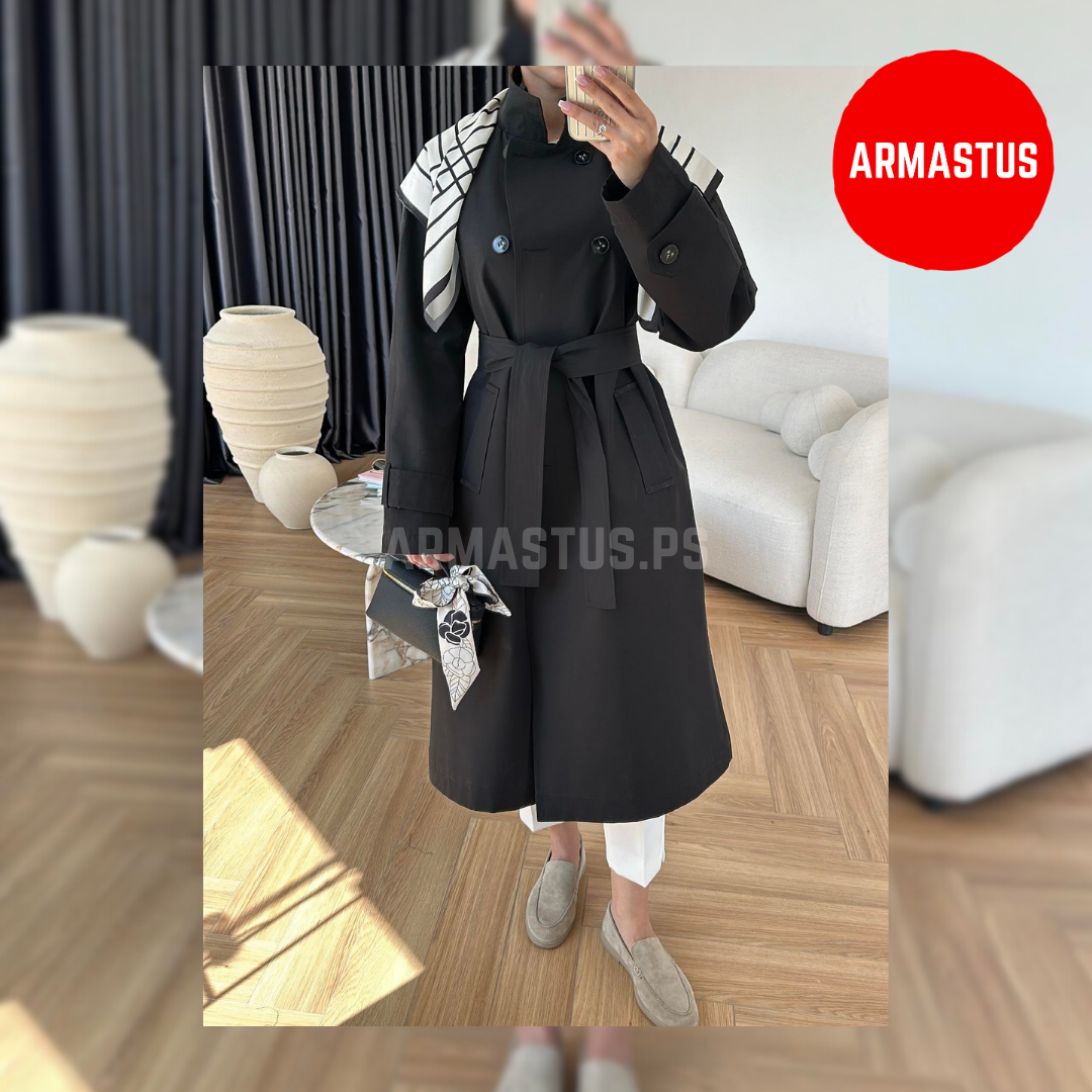 Trench Coat (With Scarf)