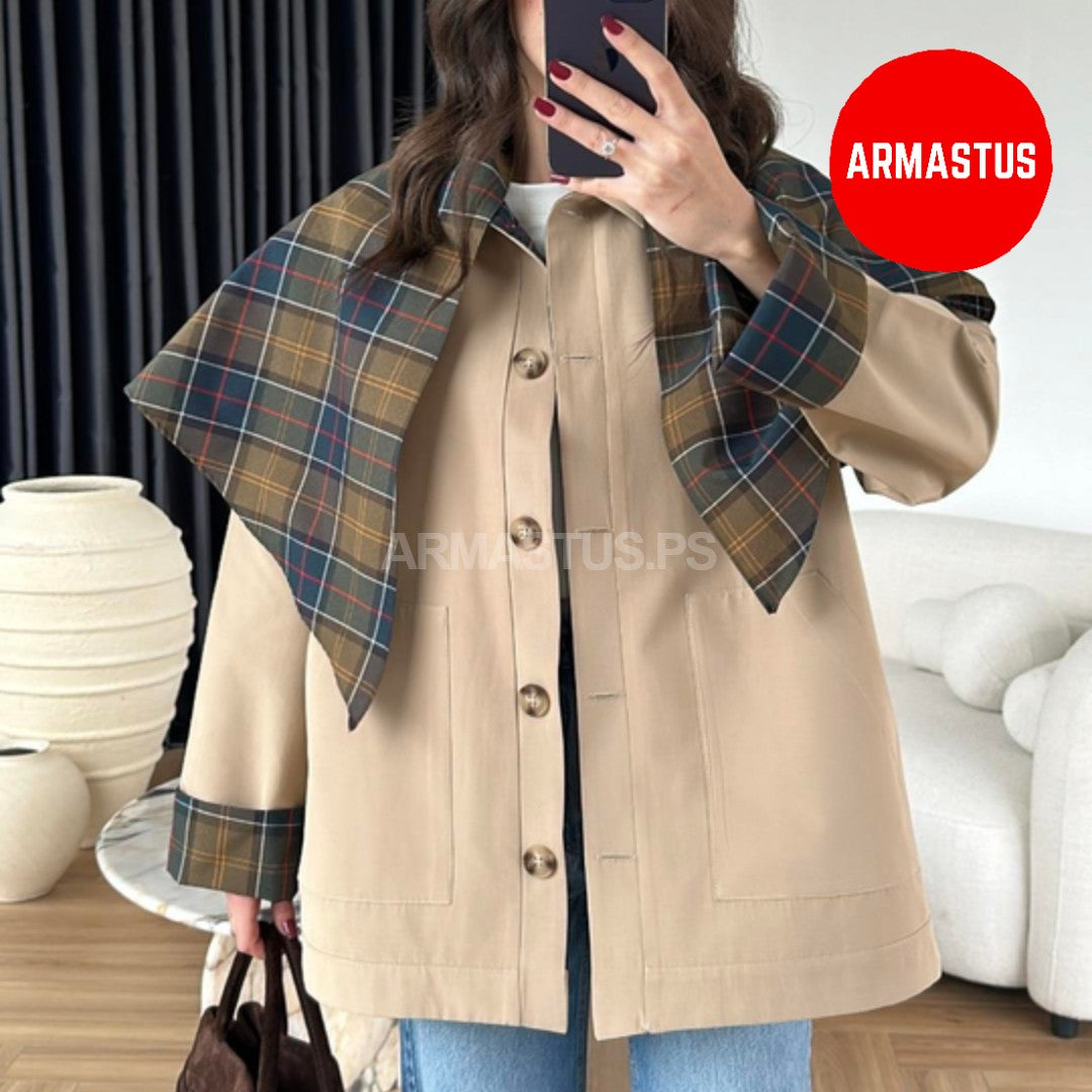 Jacket With Scarf