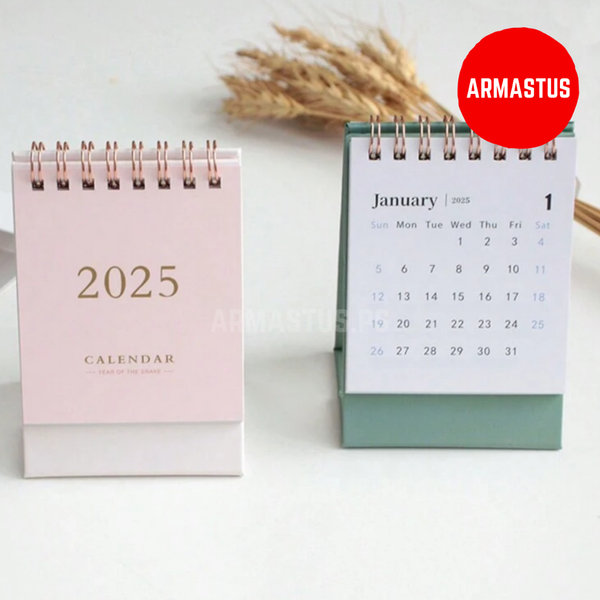 Mini Desk Calendar 2025