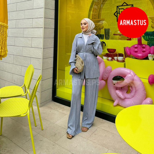 Kimono + Pants Two Piece Set