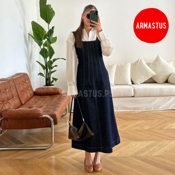 Denim Long Dress