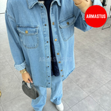Denim Two Piece Set