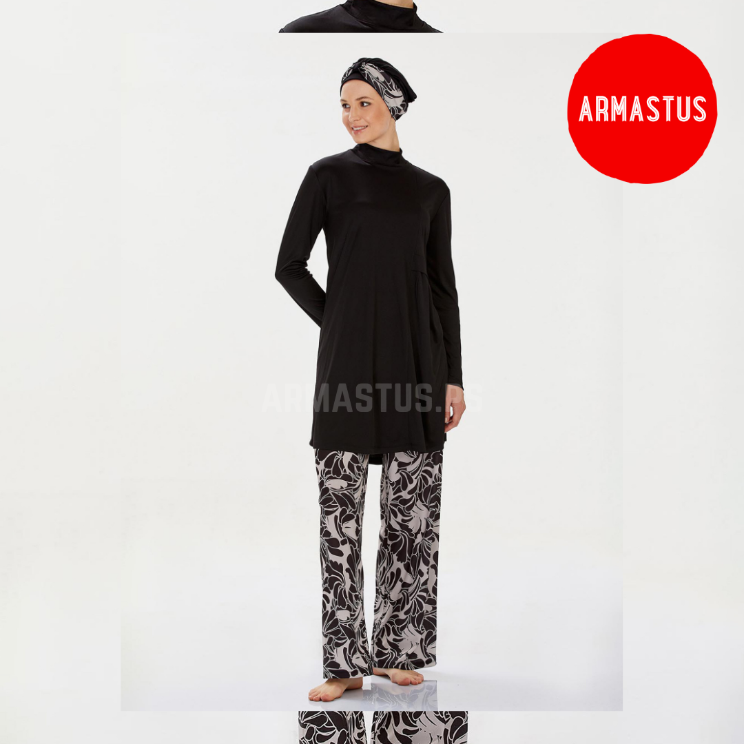 Swimwear (Top+Pants+Turban)