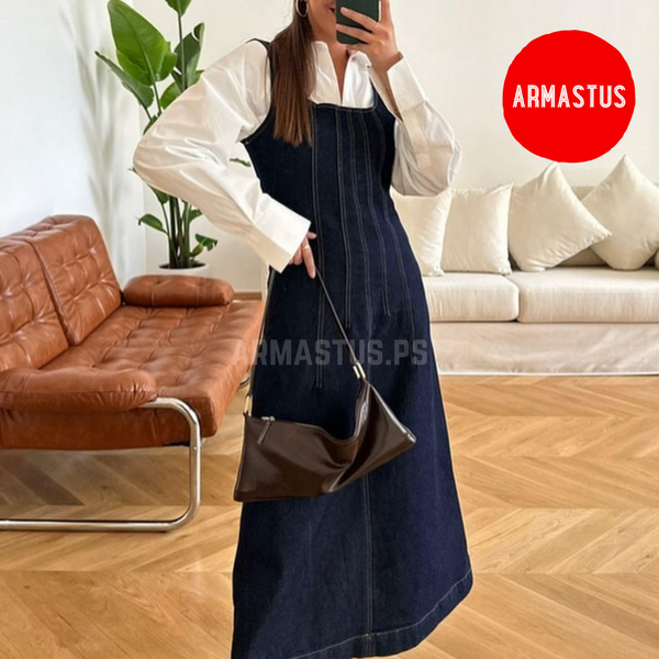 Denim Long Dress