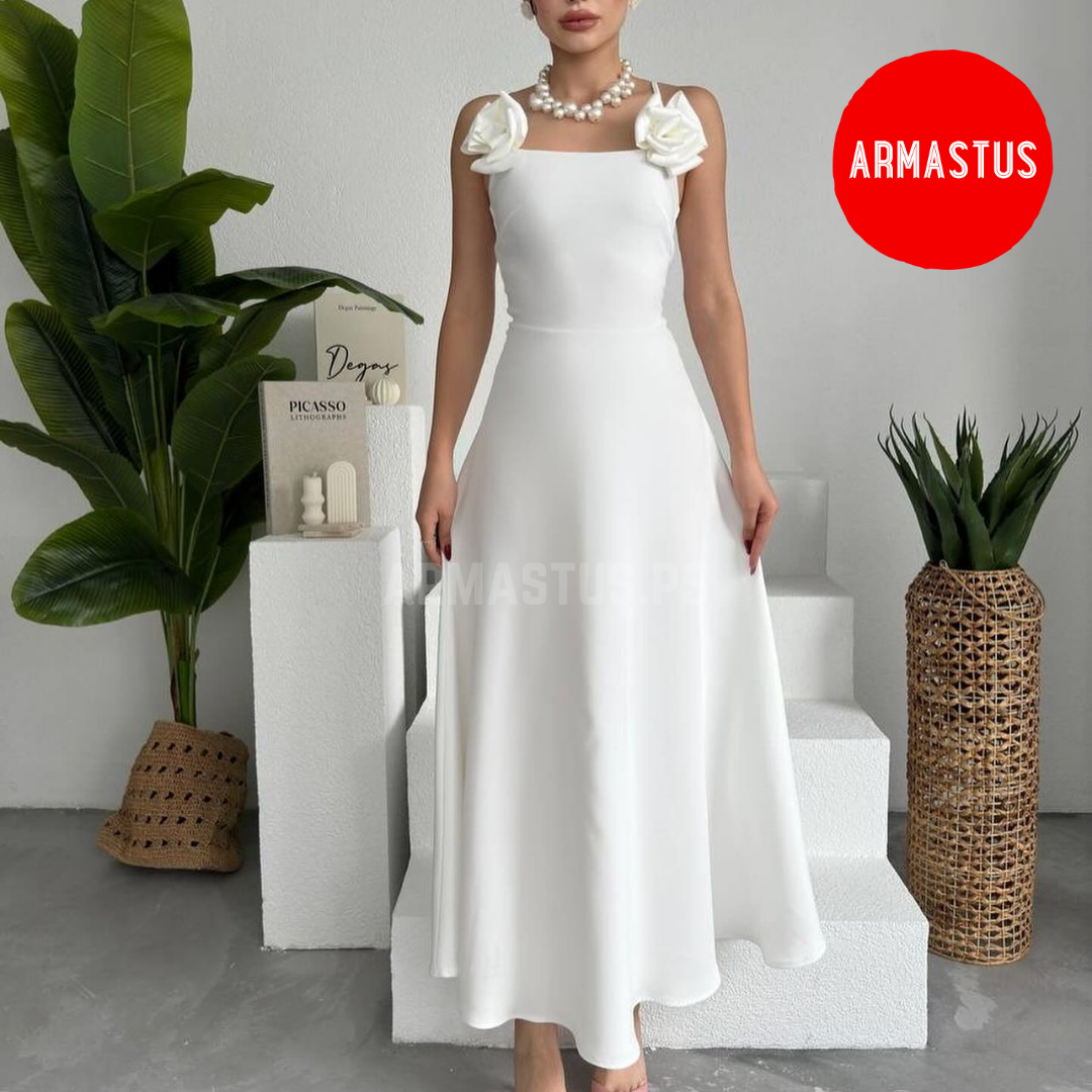 Maxi Dress With Flower