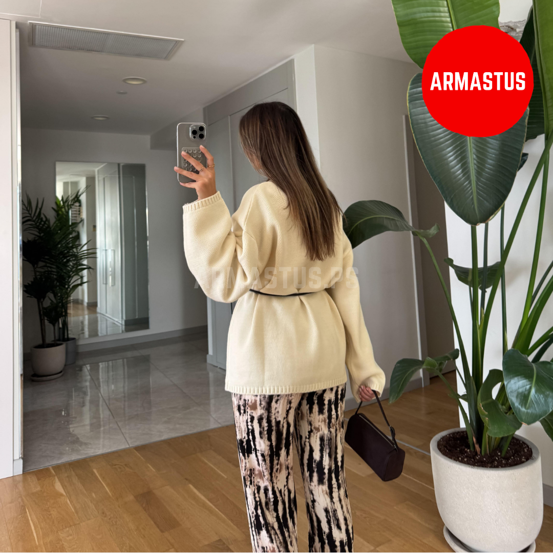 Cardigan With Belt