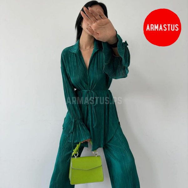 Kimono + Pants Two Piece Set