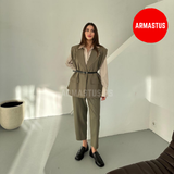 Blazer Vest (With Belt)