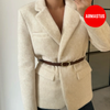 Blazer Fur Jacket (With Belt)