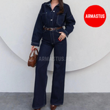 Denim Set (With Belt)