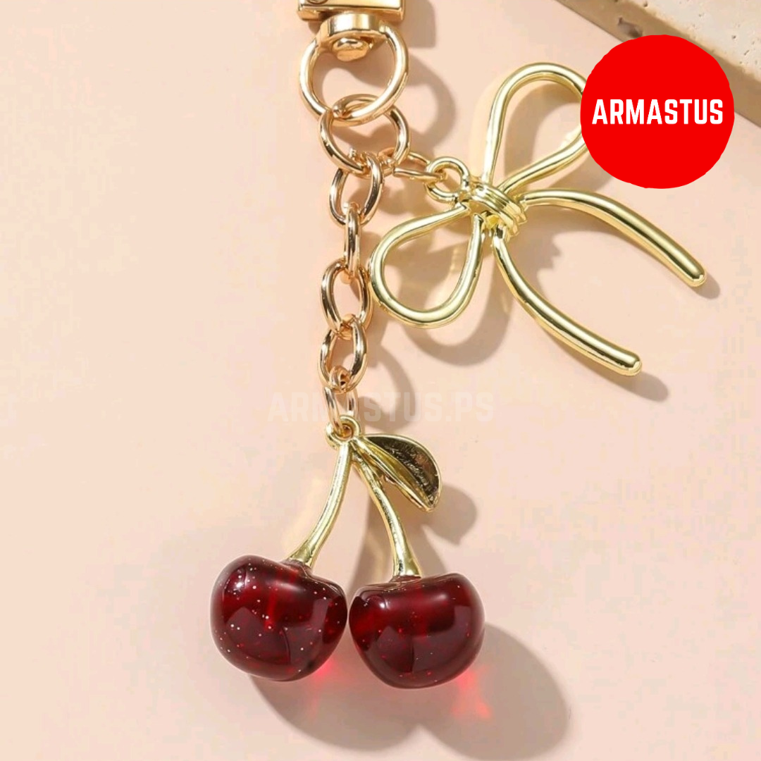 Cherry Shaped Keychain