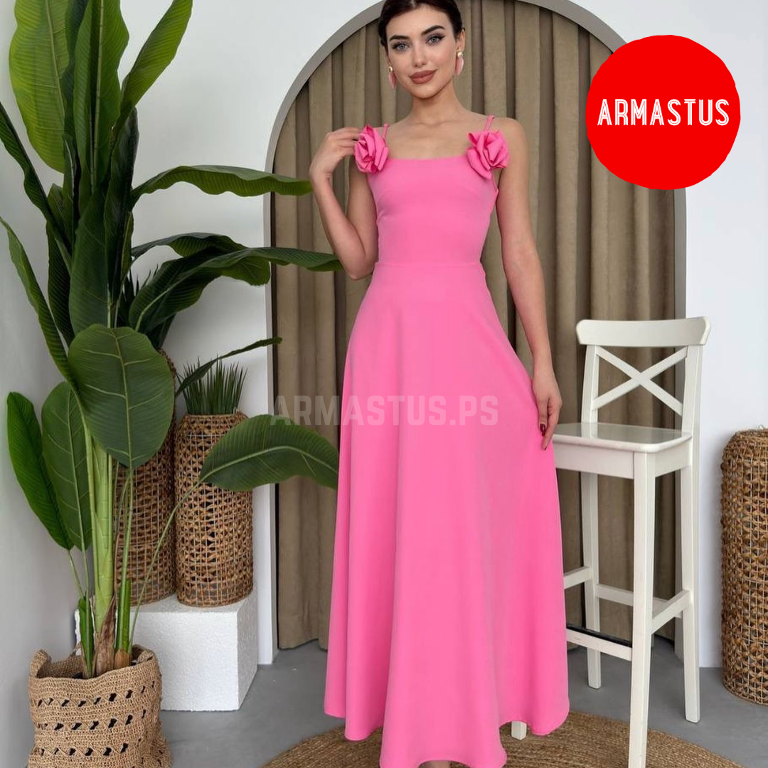Maxi Dress With Flower