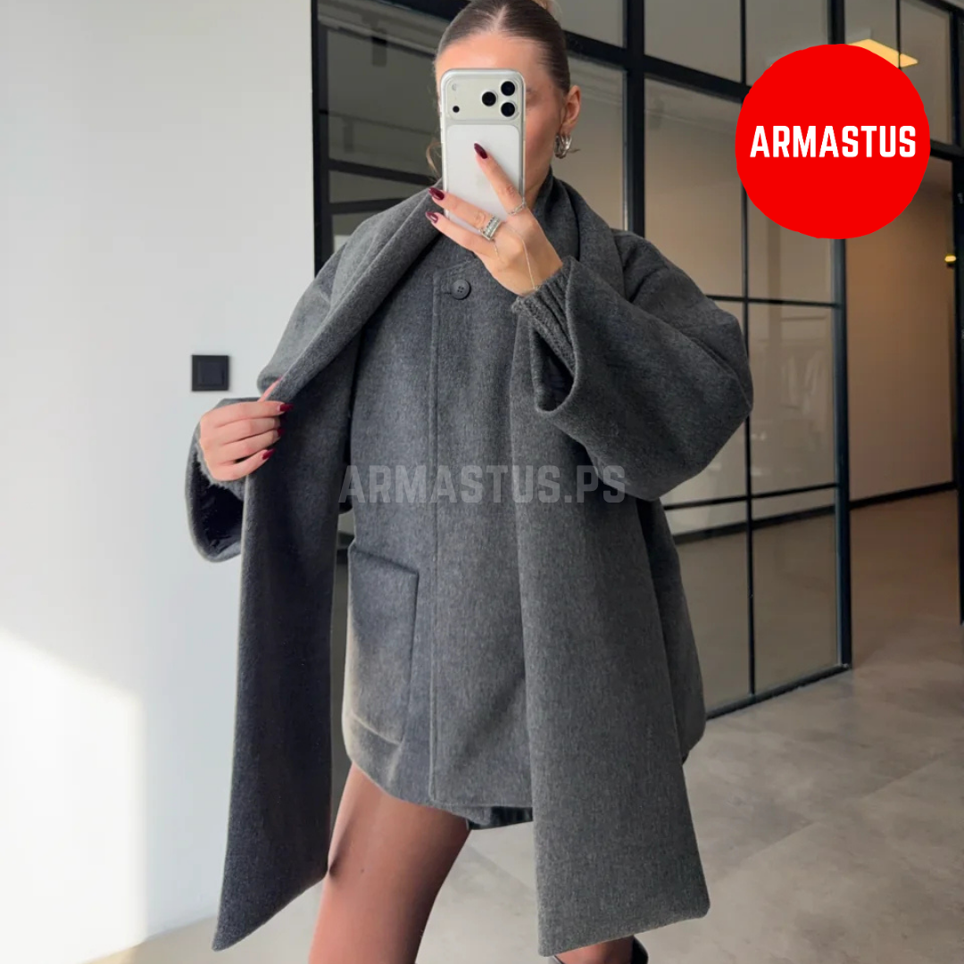 Jacket With Scarf