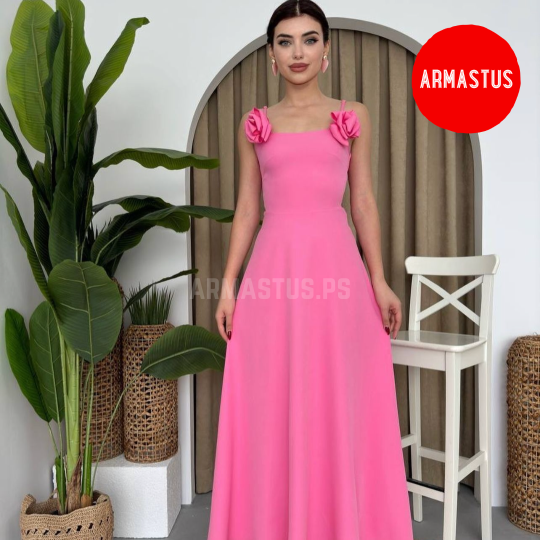Maxi Dress With Flower