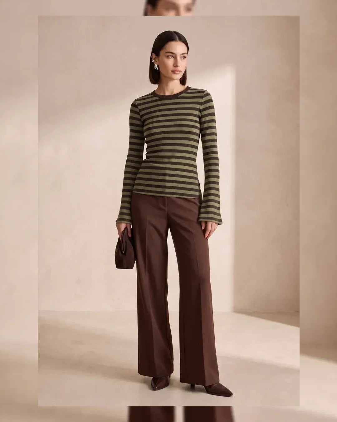 Basc Chic Stripe Tee - Zeti - front view