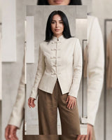 Blazer - Beige - front view