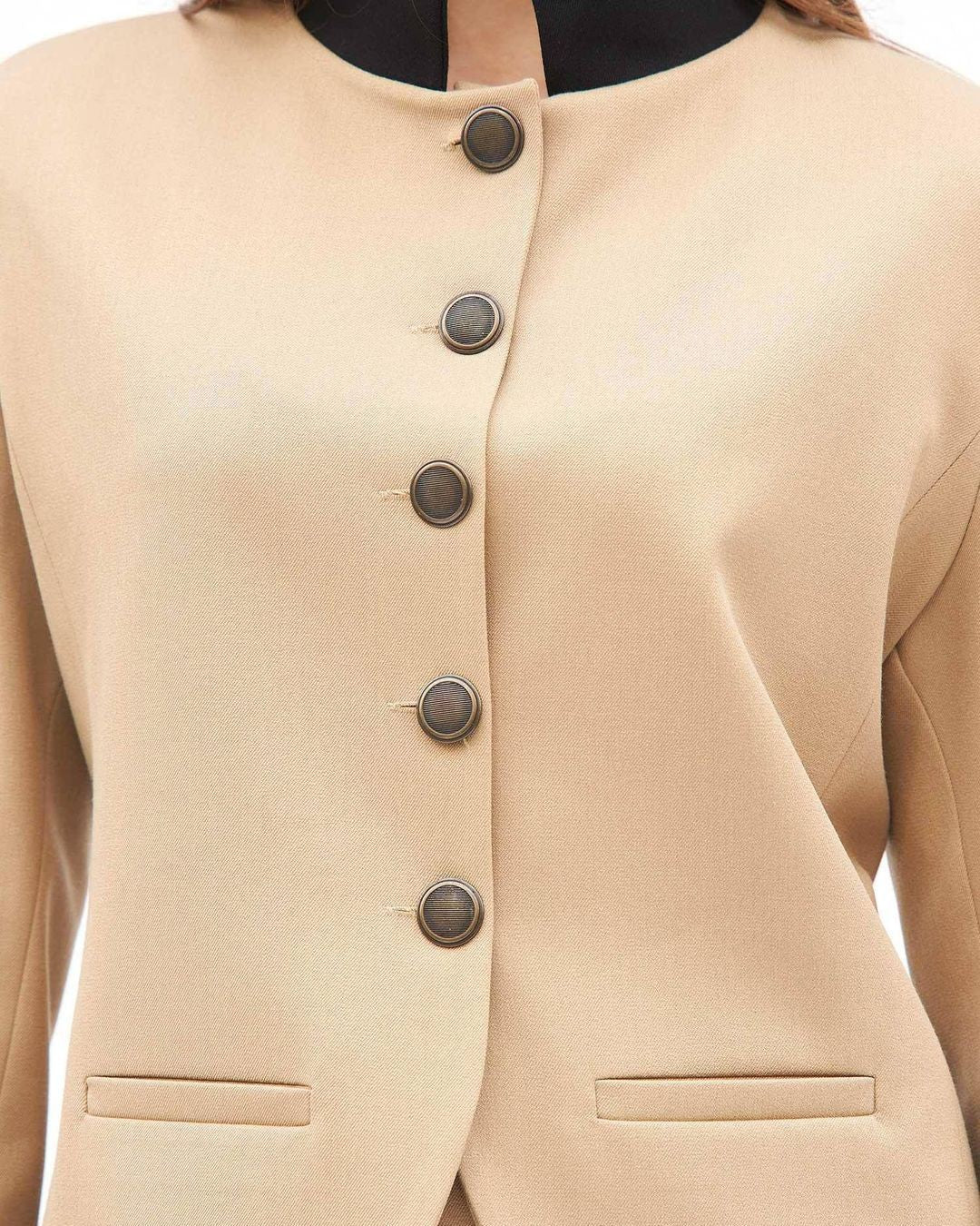 Blazer - Beige - detail