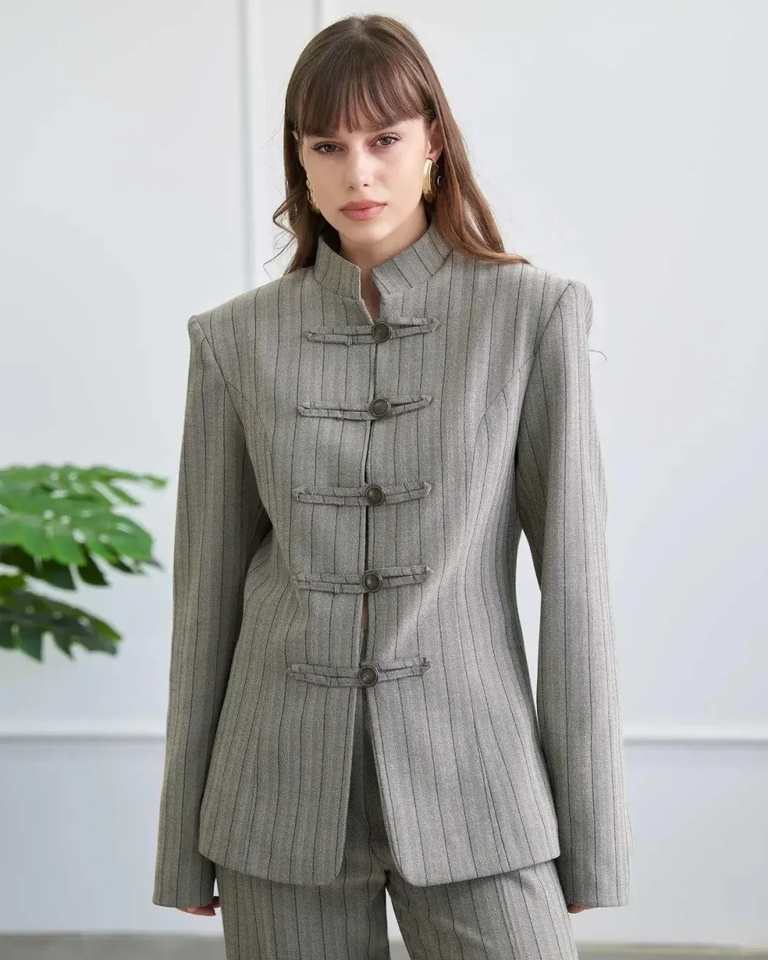 Blazer - Dark Grey - front view