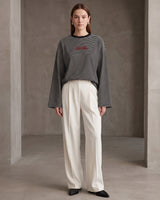 Breton Stripe Long Sleeve - Black - front view