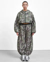 Camo Zip Hoodie Set - Multi - front view