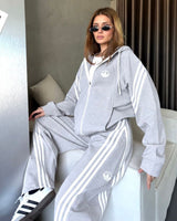Cloud Soft Track Set - Grey - three-quarter view