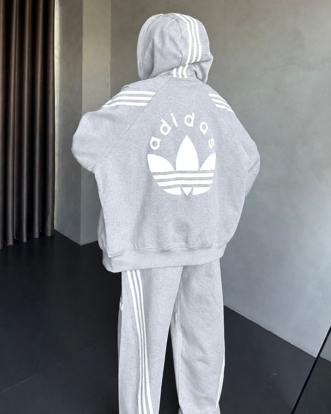 Cloud Soft Track Set - Grey - back view