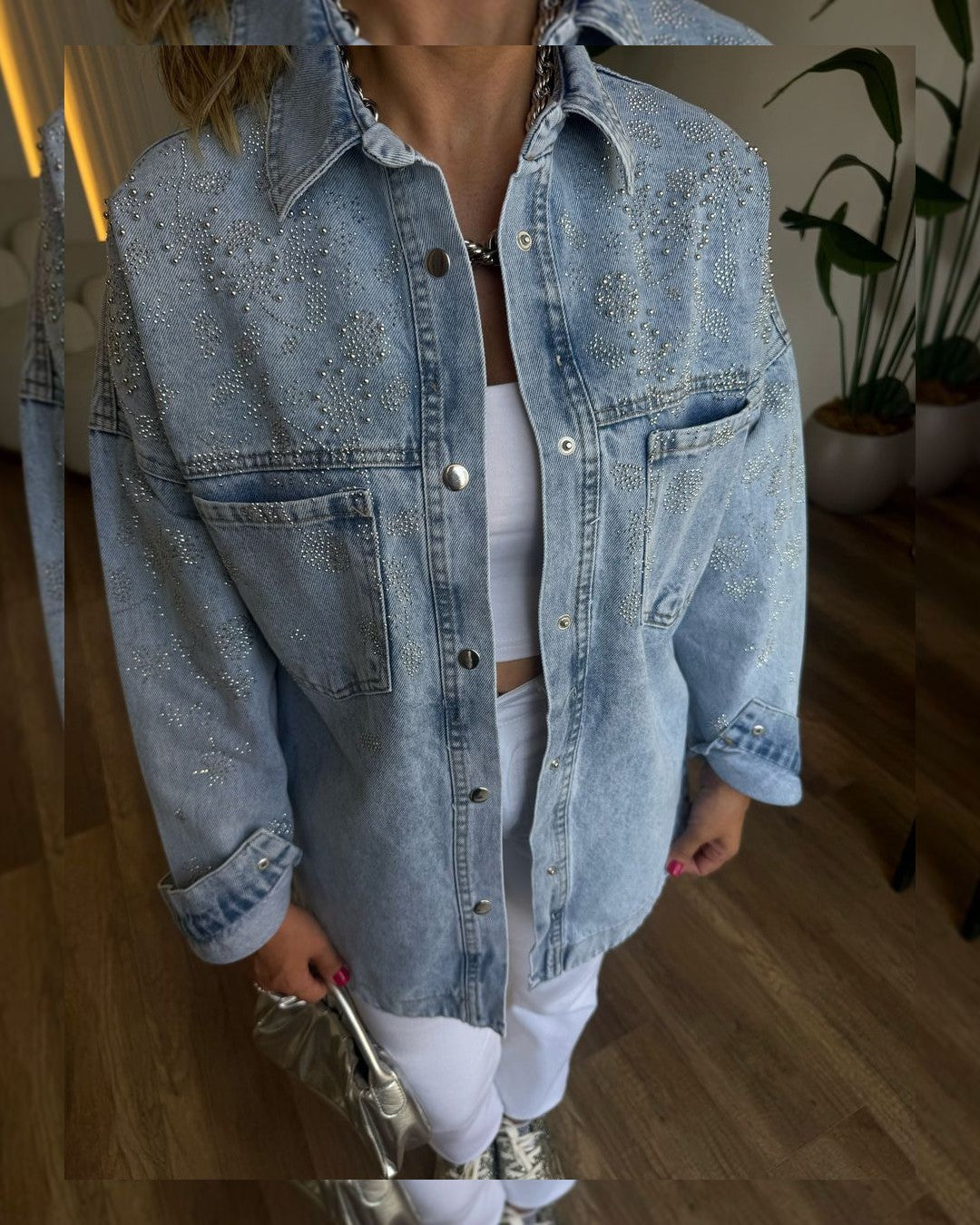 Crystal Dust Denim - Denim - front view