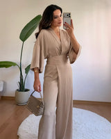 Dress - Beige - front view