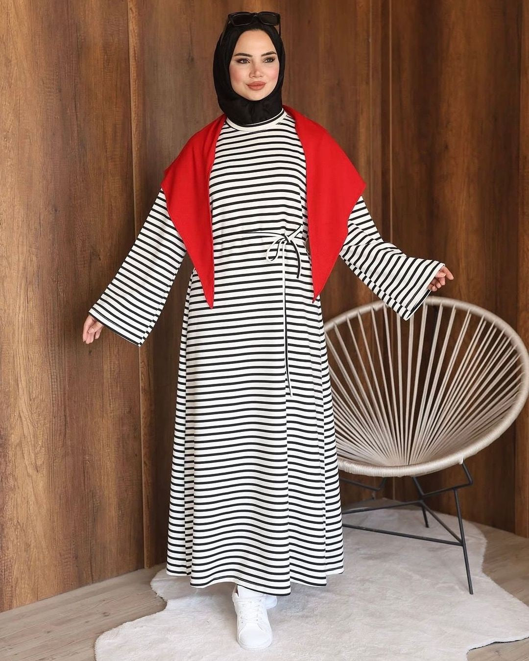 Dress - Black - front view
