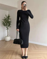 Dress - Black - front view