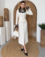 Dress - Beige - front view