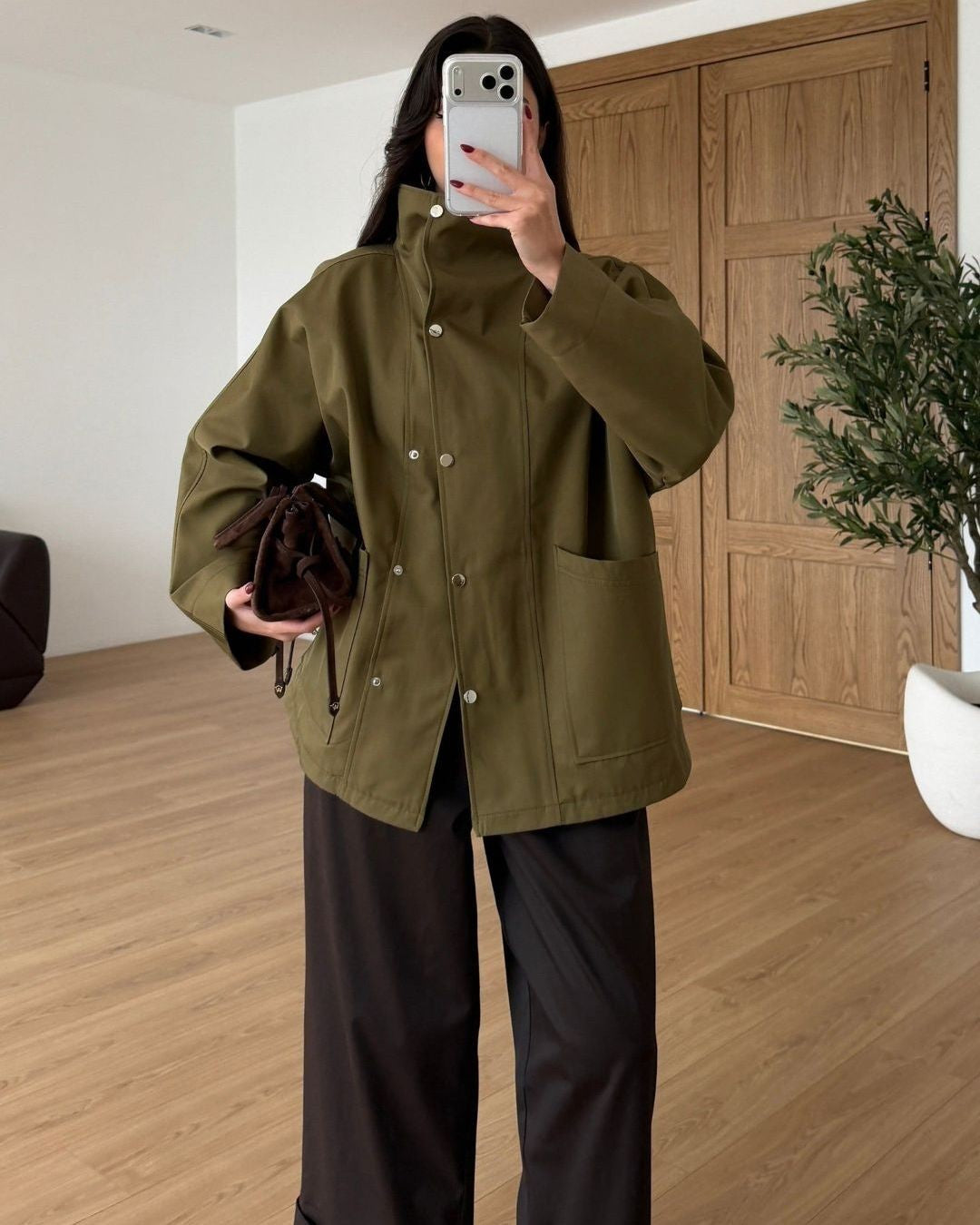 Everyday Throw-On Jacket - Zeti - front view