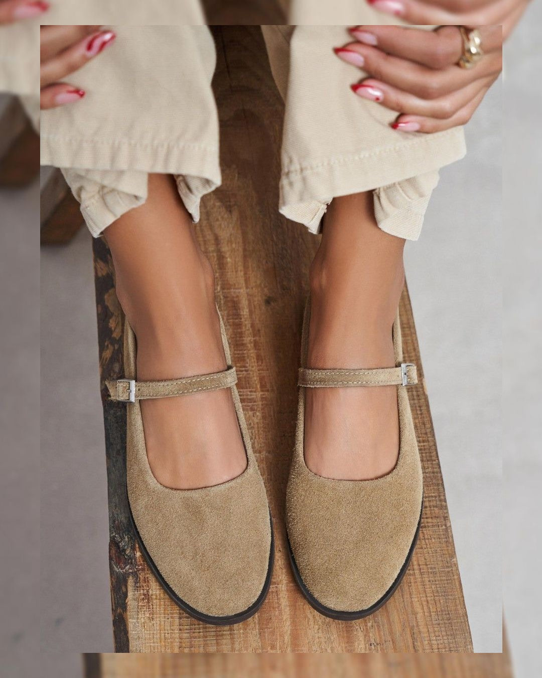 Footwear - Brown - front view