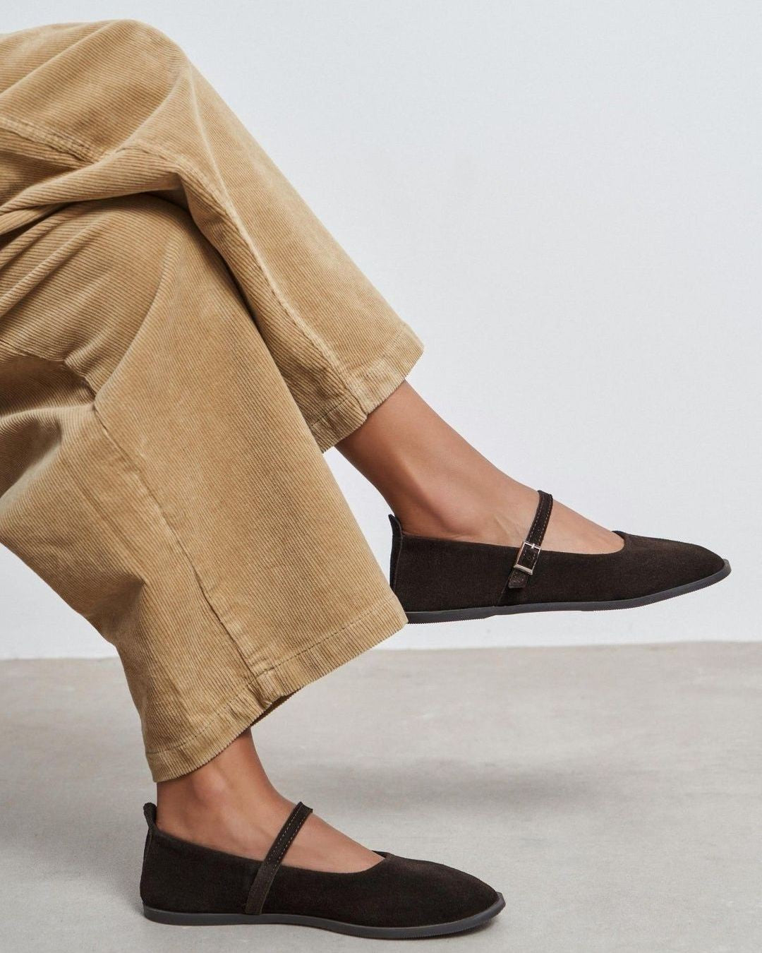 Footwear - Brown - side view