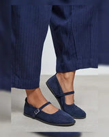 Footwear - Navy - three-quarter view