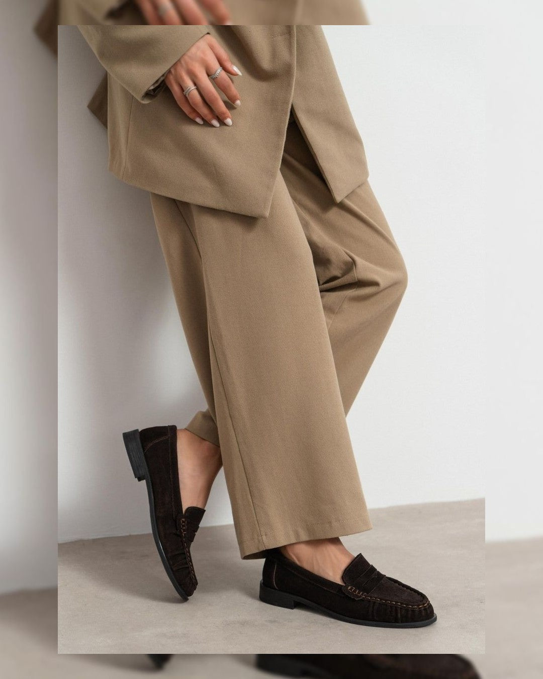 Footwear - Brown - three-quarter view
