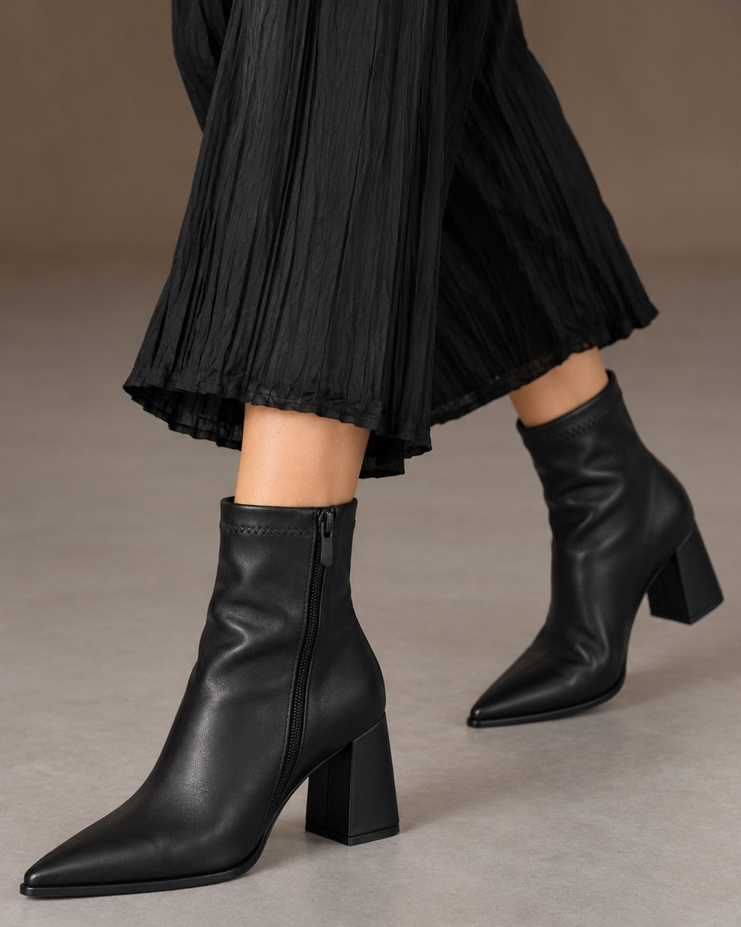 Footwear - Black - three-quarter view
