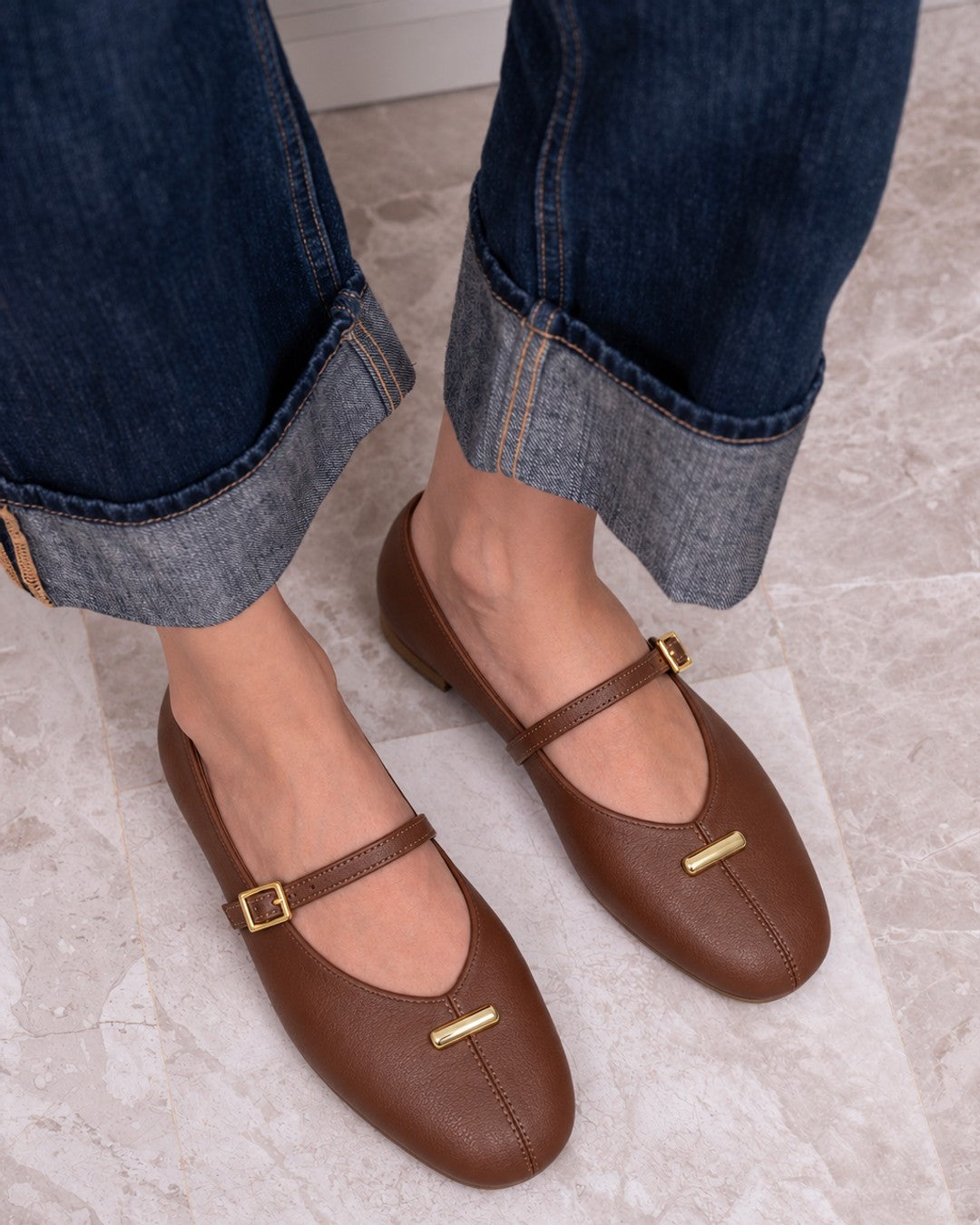 Footwear - Brown - front view