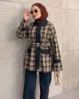 Jacket + Belt - Multi - front view