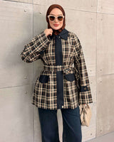 Jacket + Belt - Multi - front view