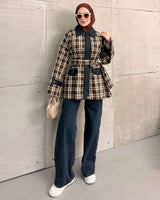 Jacket + Belt - Multi - front view
