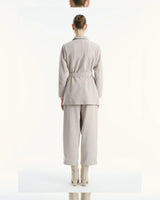 Jacket + Belt - Beige - back view