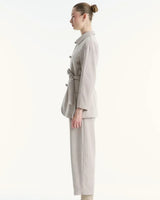 Jacket + Belt - Beige - side view